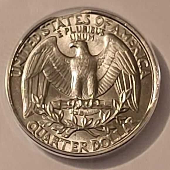 1997 D Washington Quarter Double Clip Error AU58 ANACS - Picture 4 of 4